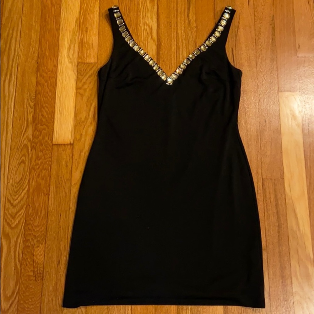 Little black sparkly dress